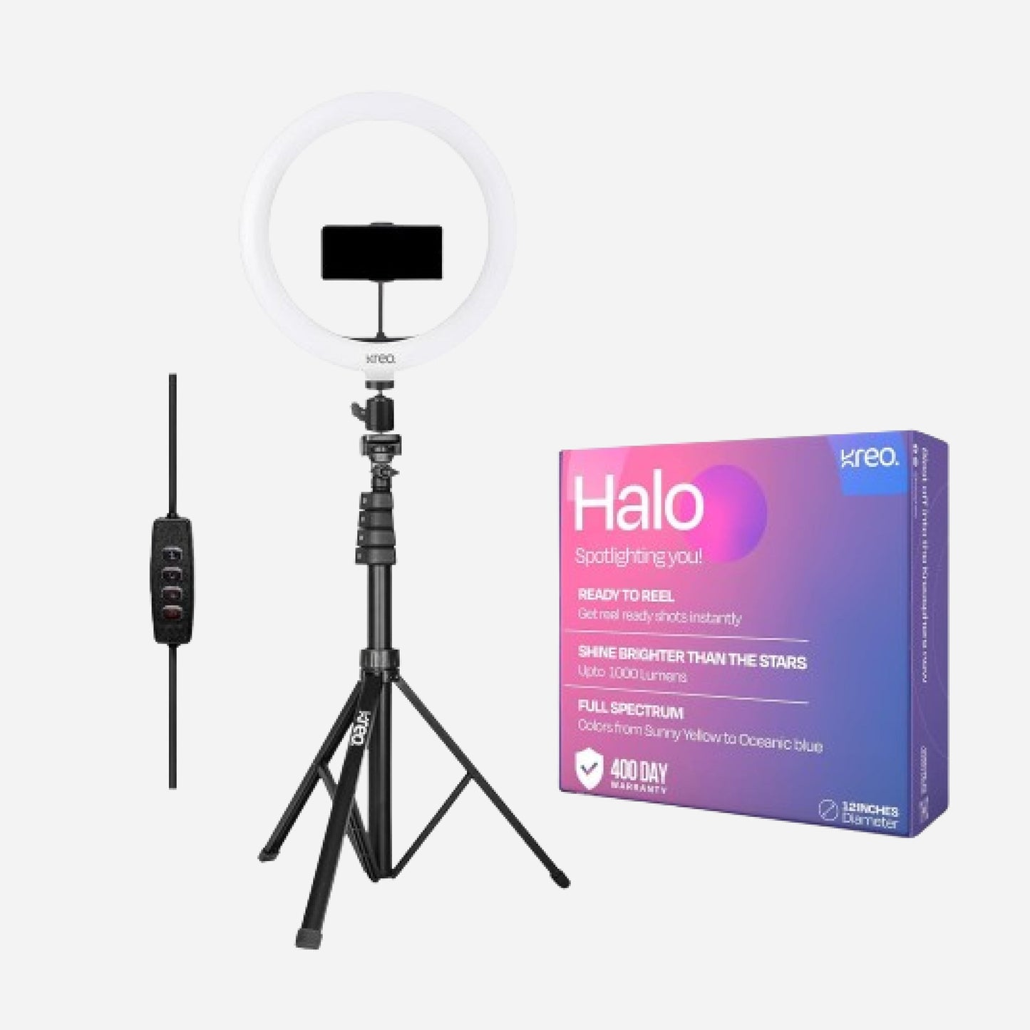 Halo 12" Premium Ring Light + Tripod (Combo)