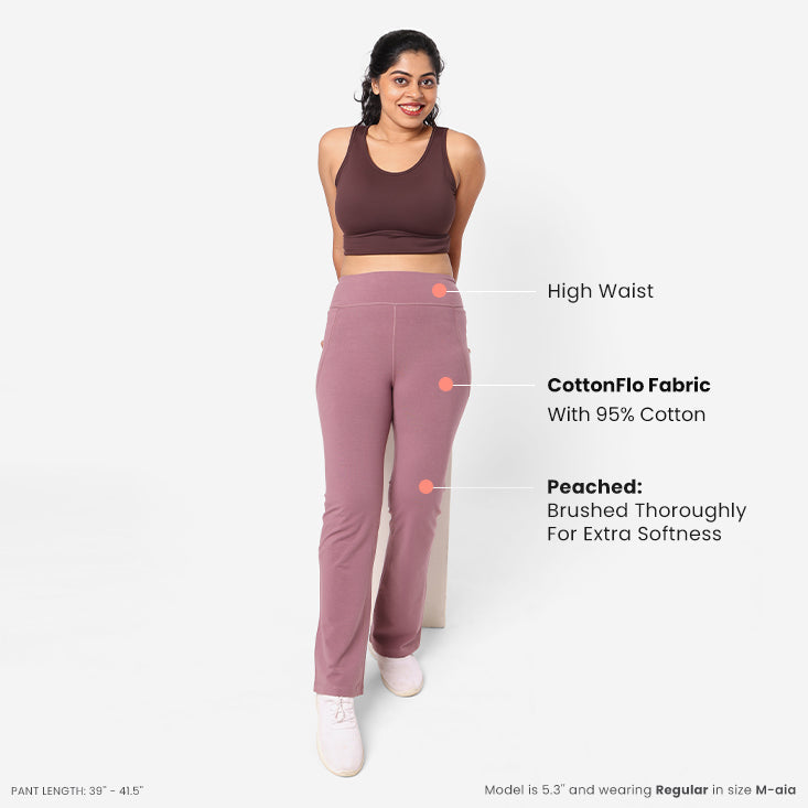 The Groove-In Cotton Flare Pants