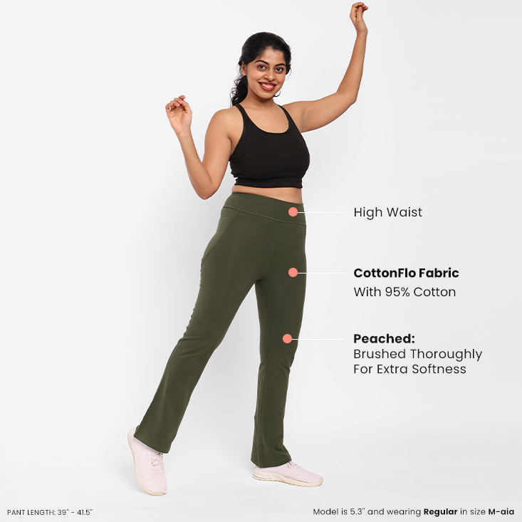 The Groove-In Cotton Flare Pants