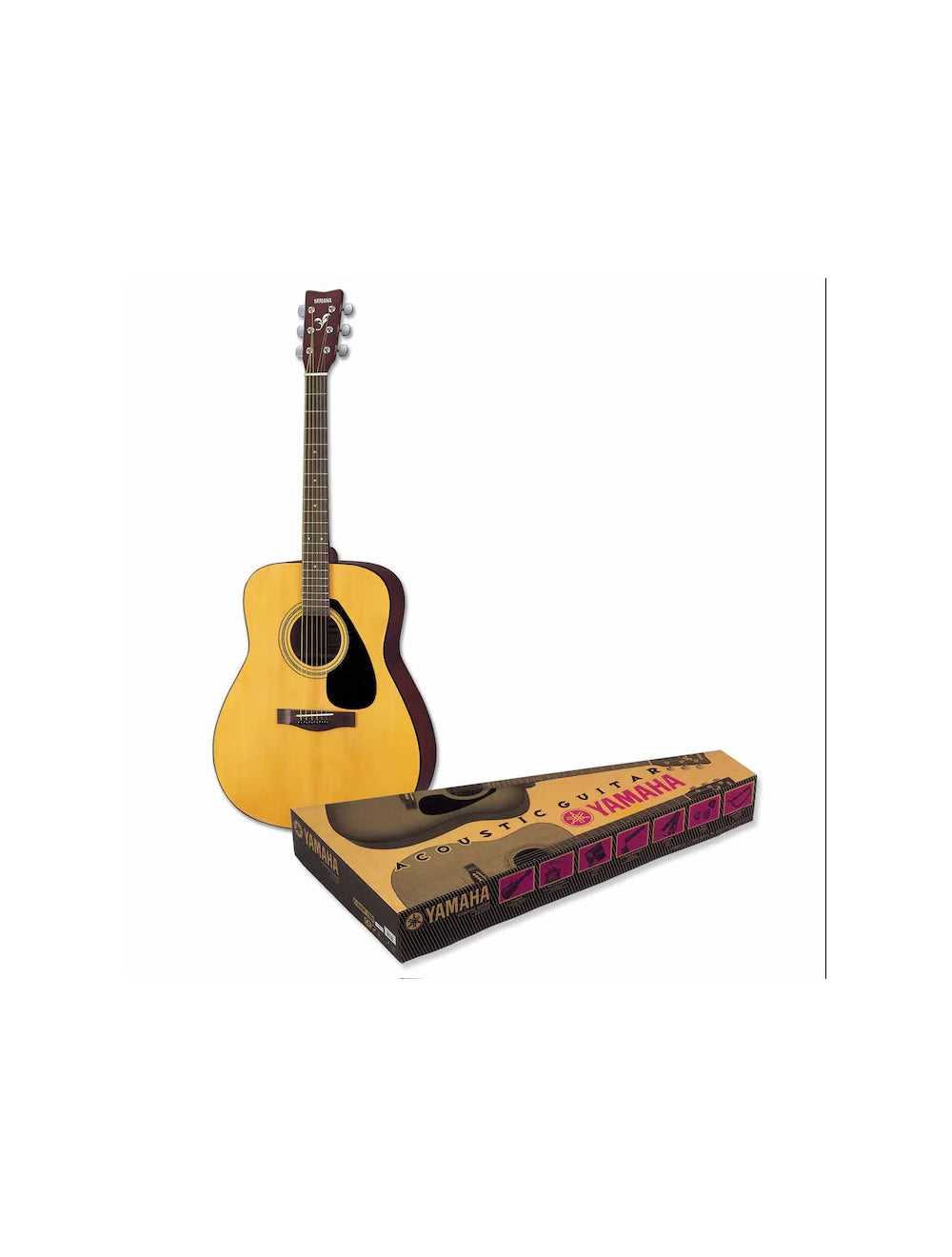 Yamaha F310P Acoustic Guitar (Includes Gigbag, Strap, Pitch Pipe, Strings, Picks, String Winder and Capo)