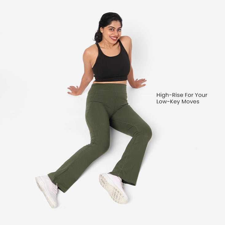 The Groove-In Cotton Flare Pants