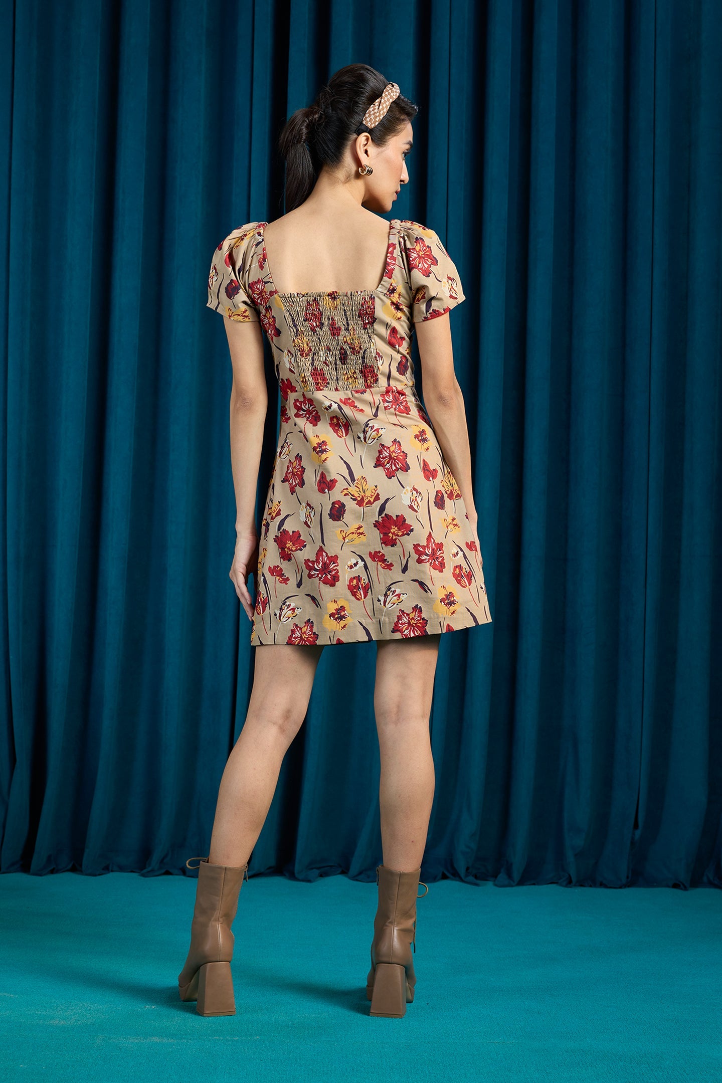 Vini|Comfy Cotton Floral Dress