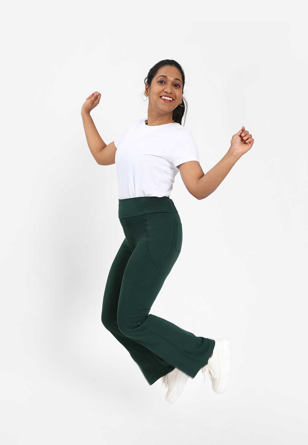 The Groove-In Cotton Flare Pants