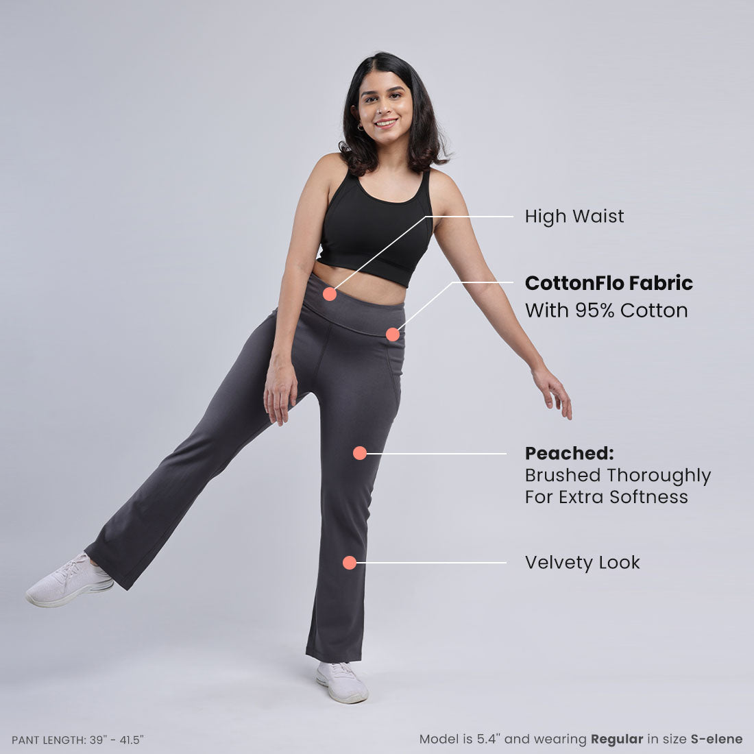 The Groove-In Cotton Flare Pants