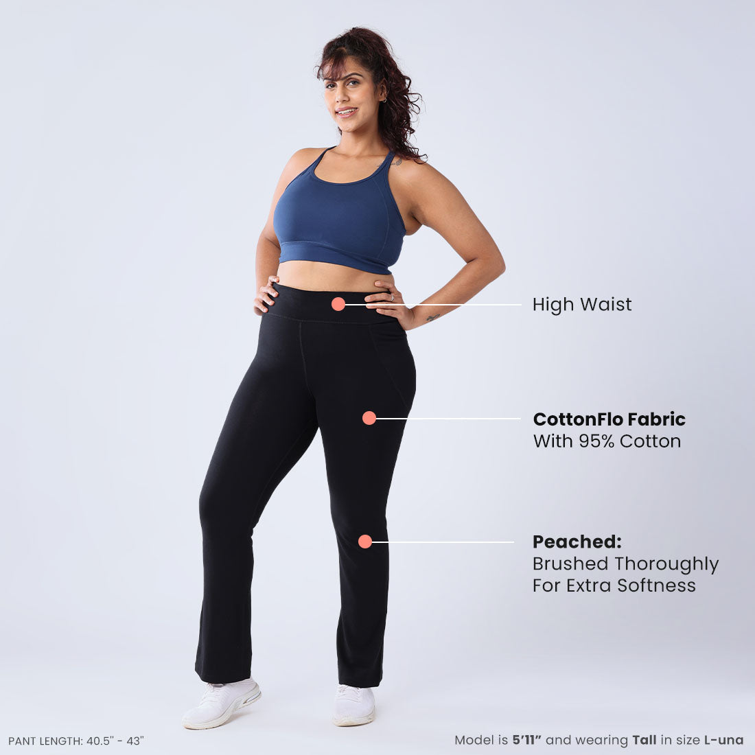 The Groove-In Cotton Flare Pants