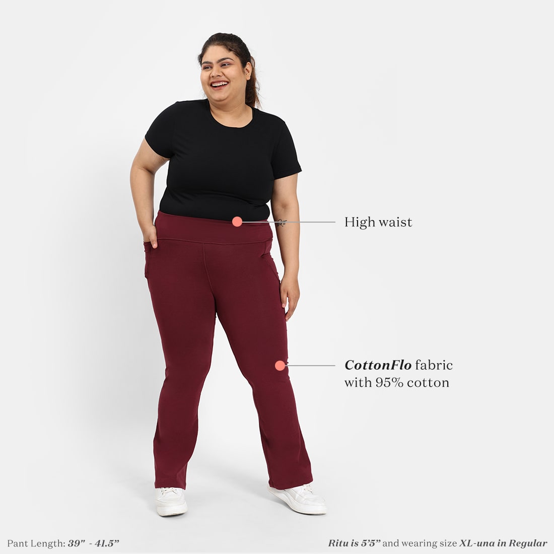 The Groove-In Cotton Flare Pants