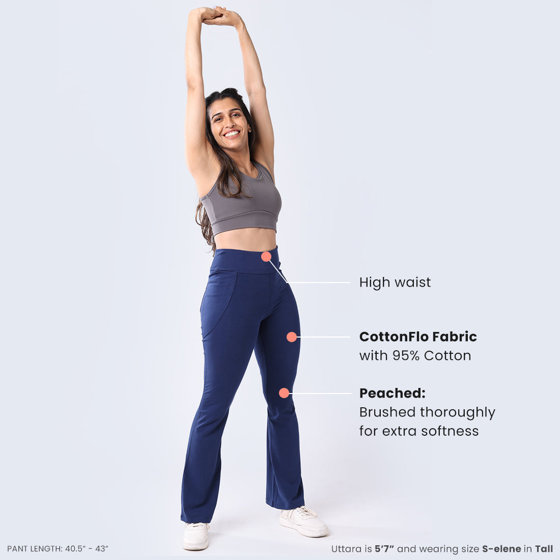 The Groove-In Cotton Flare Pants