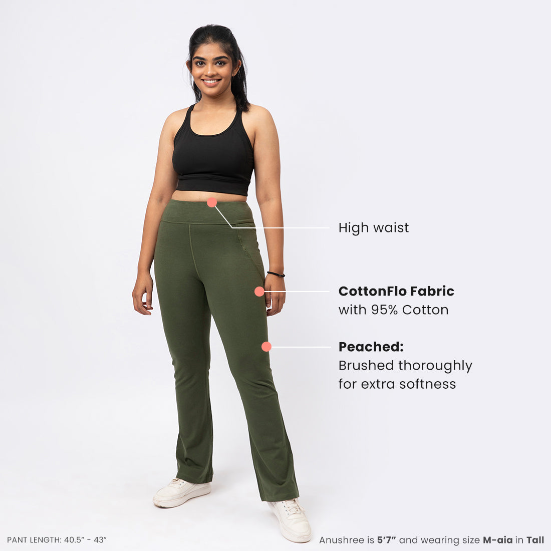 The Groove-In Cotton Flare Pants