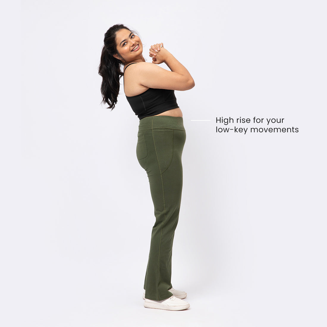 The Groove-In Cotton Flare Pants