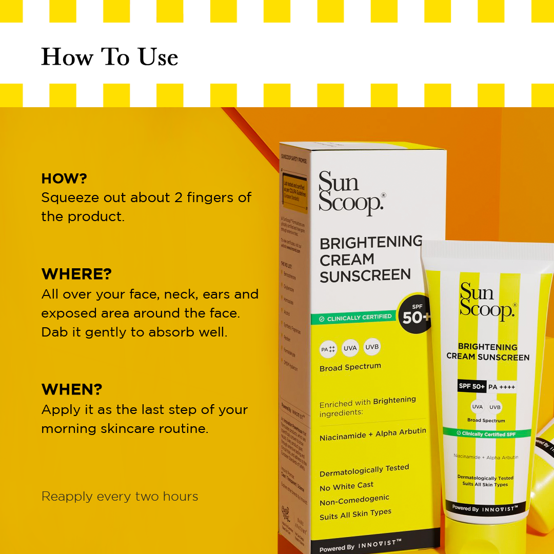 Brightening Cream Sunscreen | SPF 50 | 45 gm