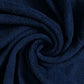 Dark Blue/Grey 4 Piece 100% Cotton Towel Set - Seasons Best Qd By Spaces