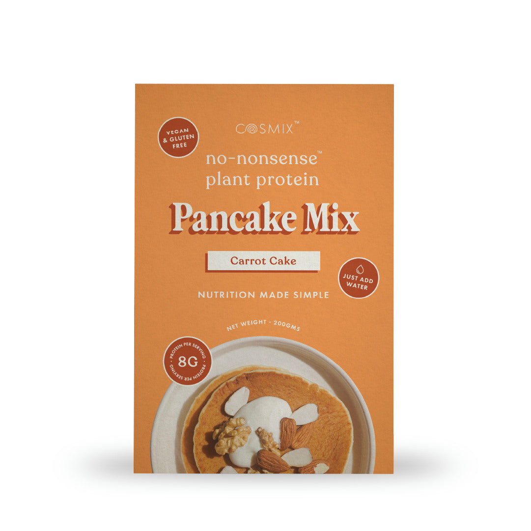 No-Nonsense Plant Protein Pancake Mix - Carrot Cake