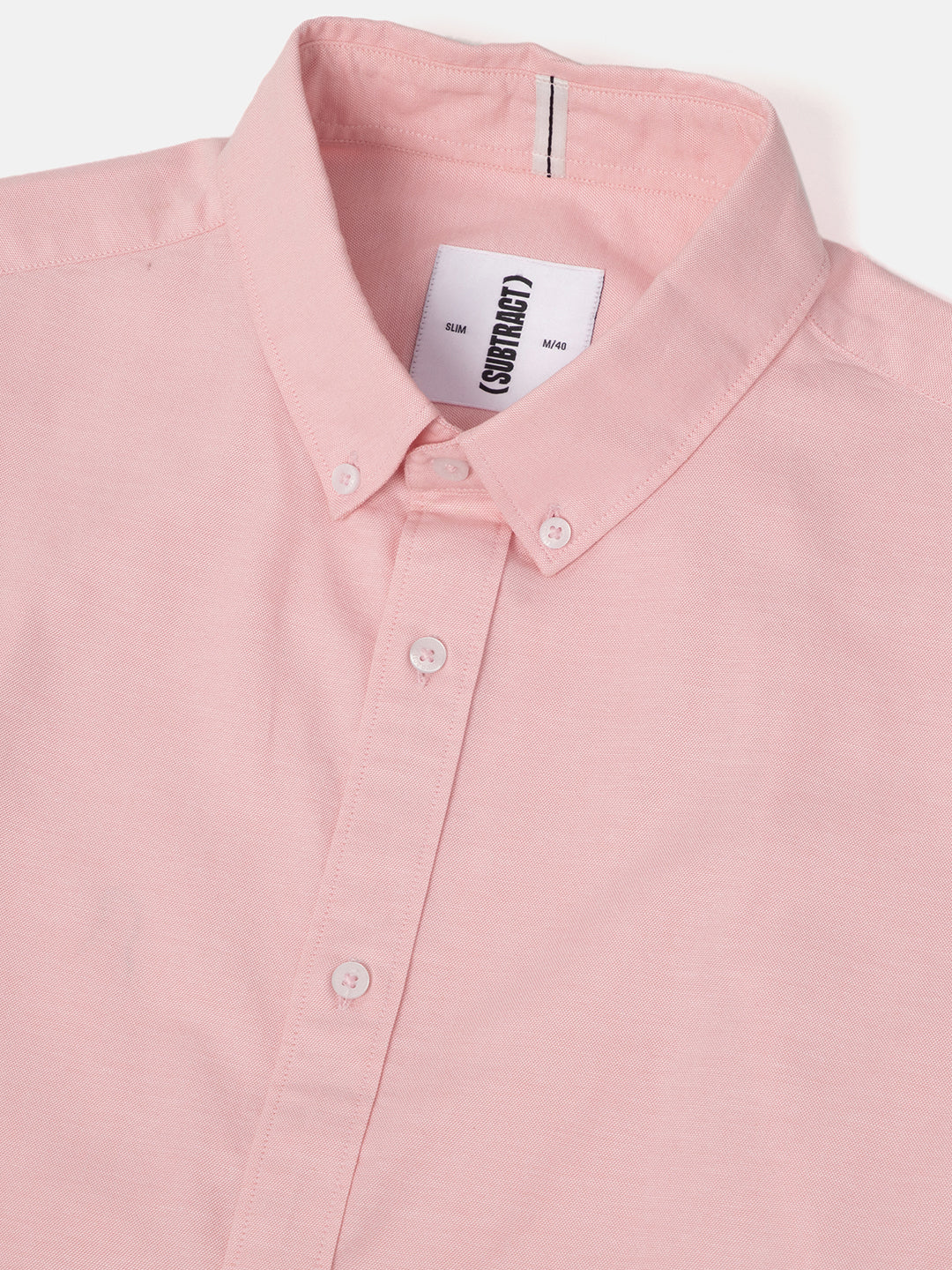 Yarn Dyed Oxford Shirt in Salmon Pink- Slim Fit