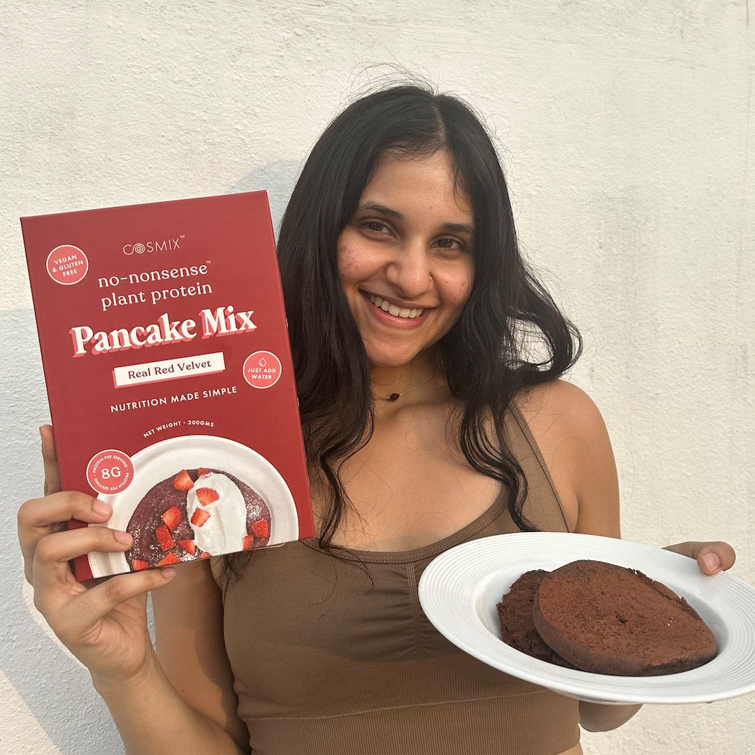 No-Nonsense Plant Protein Pancake Mix - Real Red Velvet