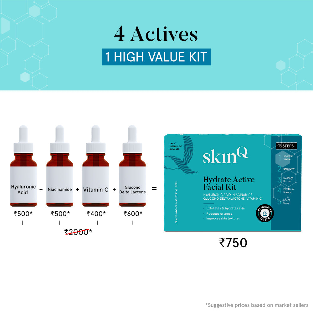 Hydrate Active Facial Kit - Best for Dry & Sensitive Skin