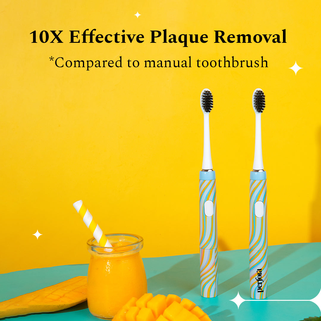 Mango Swirl Electric Toothbrush - Model 002