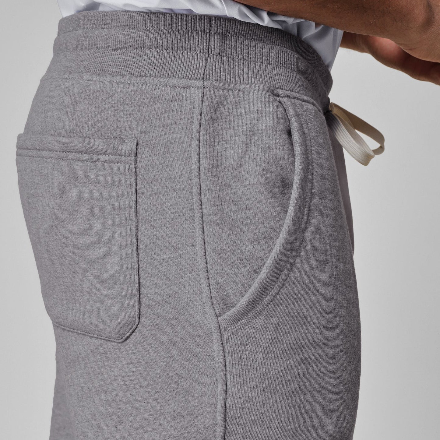 Heather Gray Fleece French Terry Joggers