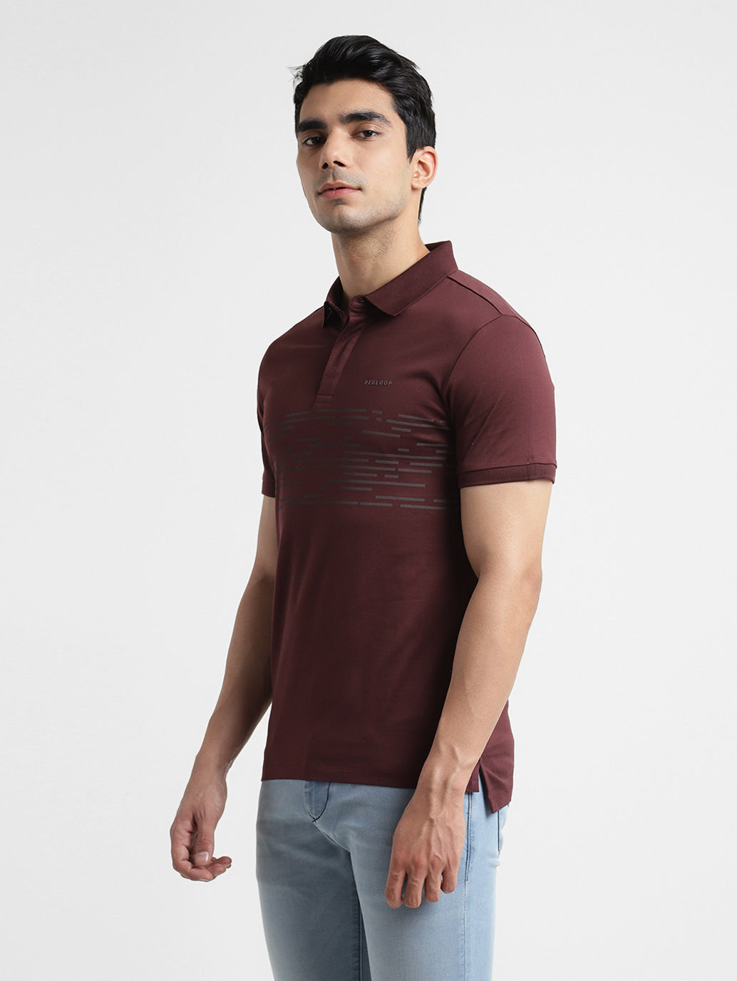Men's Printed Polo T-shirt
