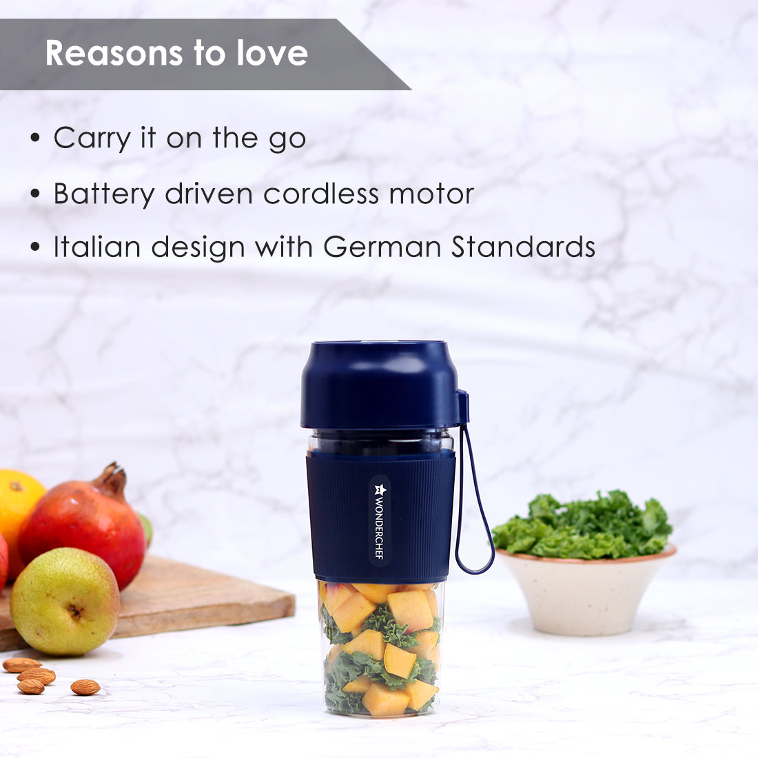 Nutri-cup Portable Blender + Sippy Stainless Steel Bottle, Gift Combo, For Family and Friends, Gift for Diwali and Other Festivals, House Warming