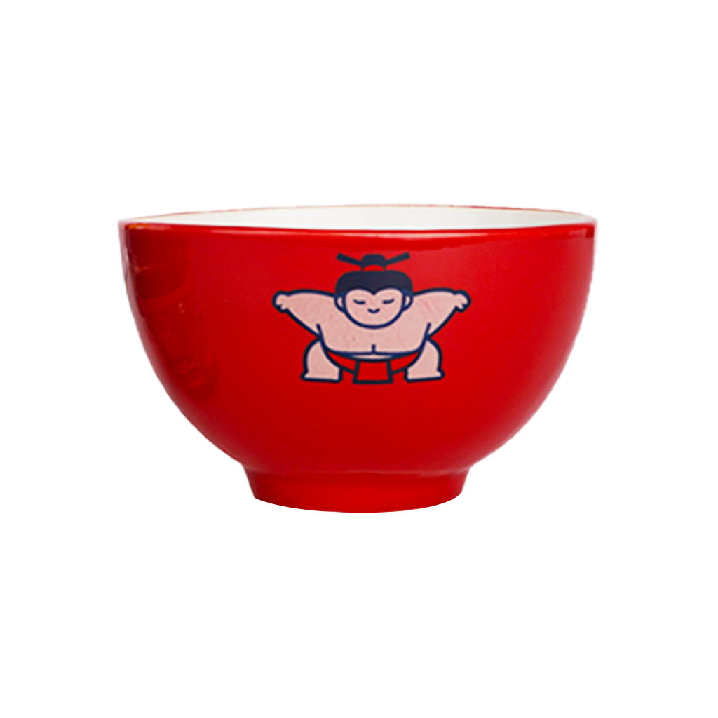 Free Sumo Red Ceramic Ramen Bowl