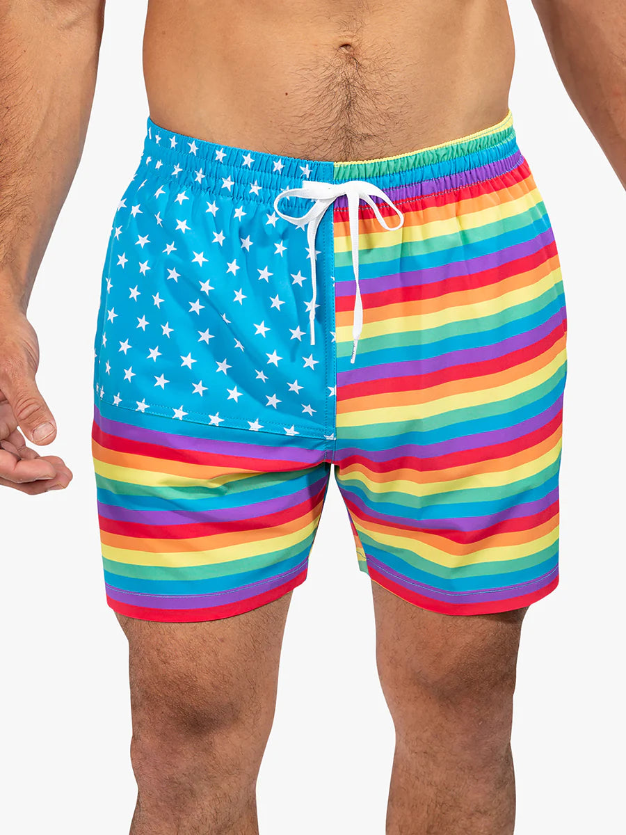 The Love Is Loves 5.5" (Classic Swim Trunk)