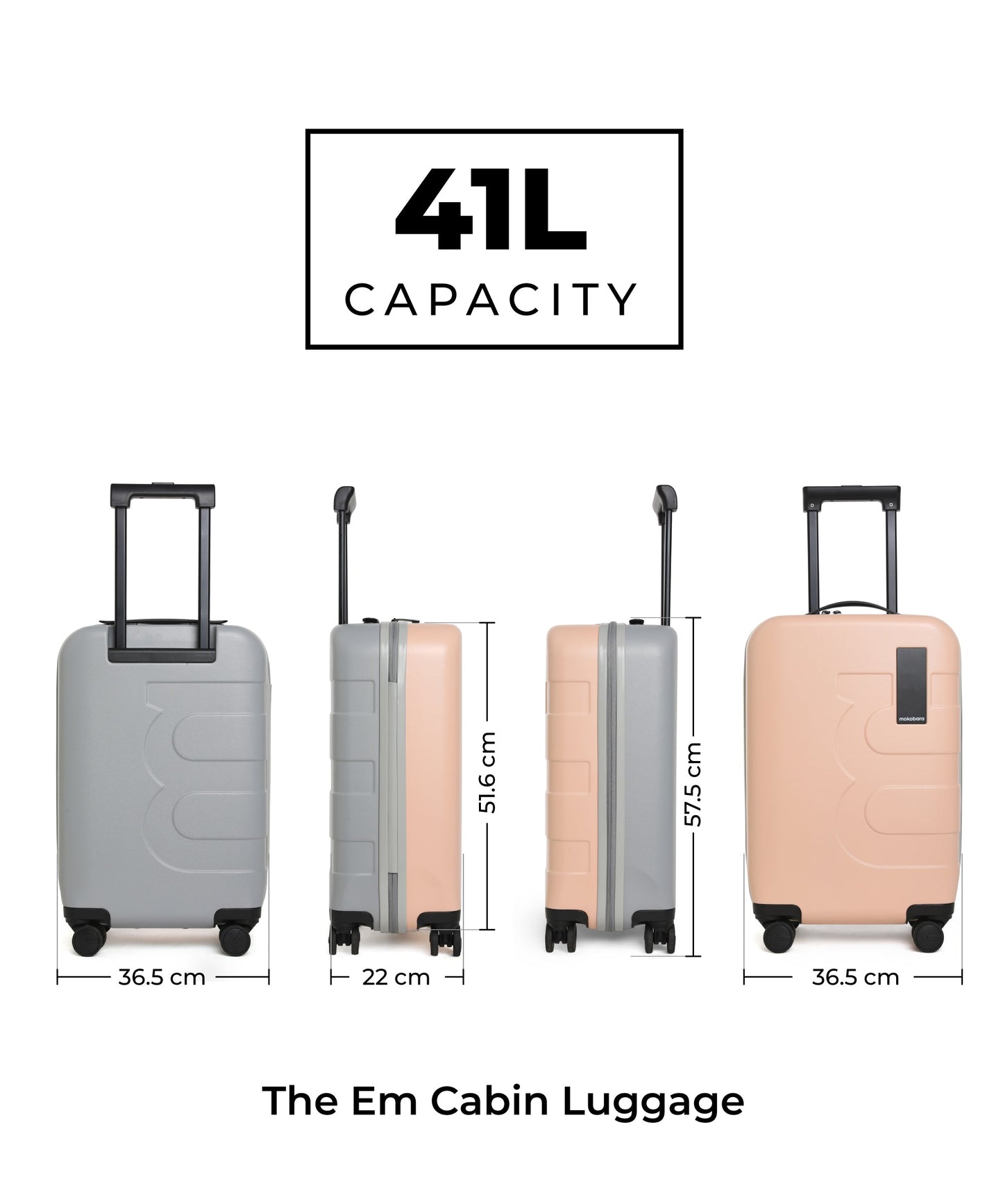 The Em Set of 2 Luggage