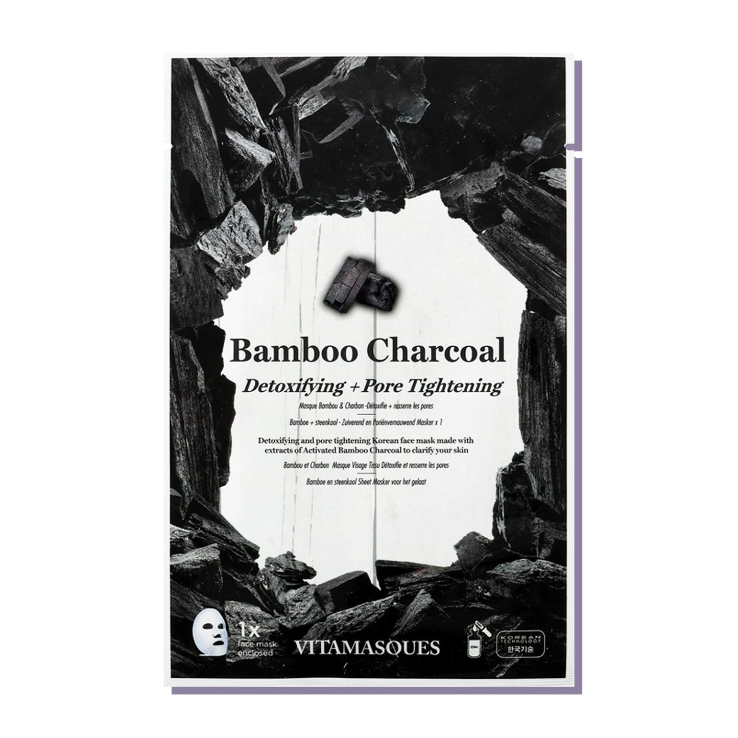 Bamboo Charcoal Face Sheet Mask